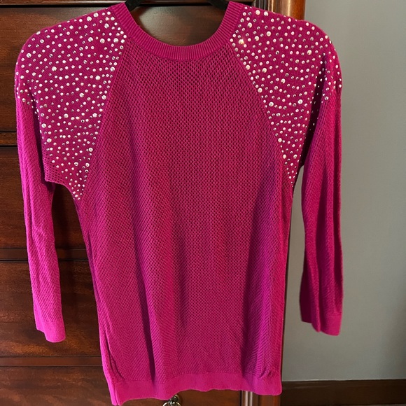 Express Sequined Sweater - Picture 3 of 10
